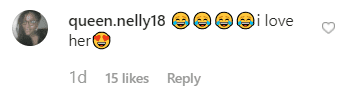Screenshot from the comments on Instagram. | Source: Instagram.com/KaaviaJames