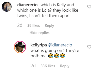Comment from Instagram/ Kelly Ripa