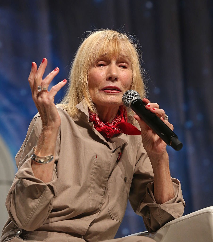 Sally Kellerman speaks during the "Where it all Began" panel at the 15th annual official Star Trek convention at the Rio Hotel & Casino | Getty Images