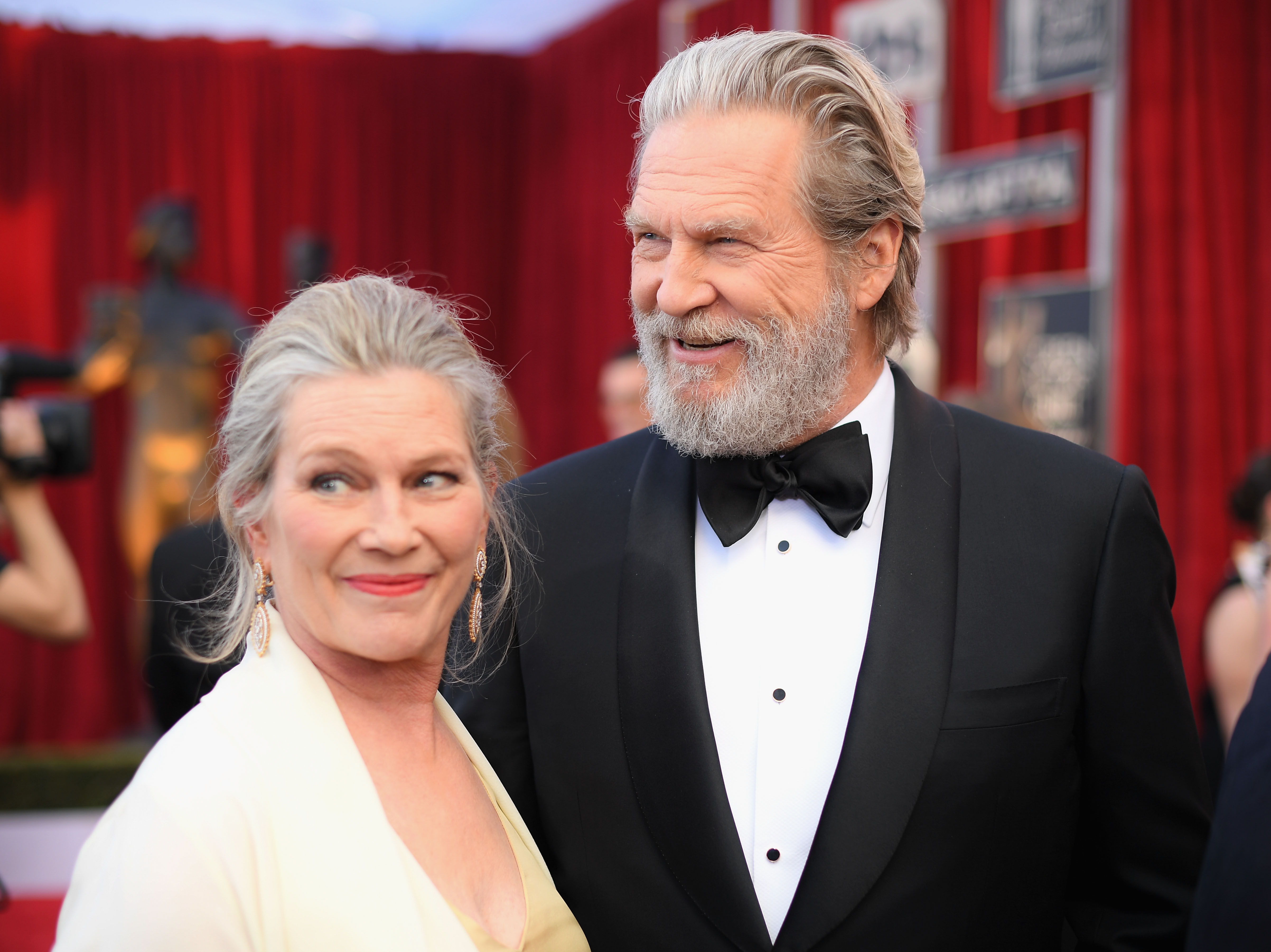 Susan and Jeff Bridges  attend the 23rd Annual Screen Actors Guild Awards  in Los Angeles, California, on January 29, 2017 | Source: Getty Images