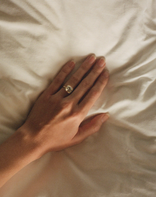 Gabriella Brooks showing her engagement ring in a picture posted on September 12, 2025 | Source: Instagram/gabriella_brooks