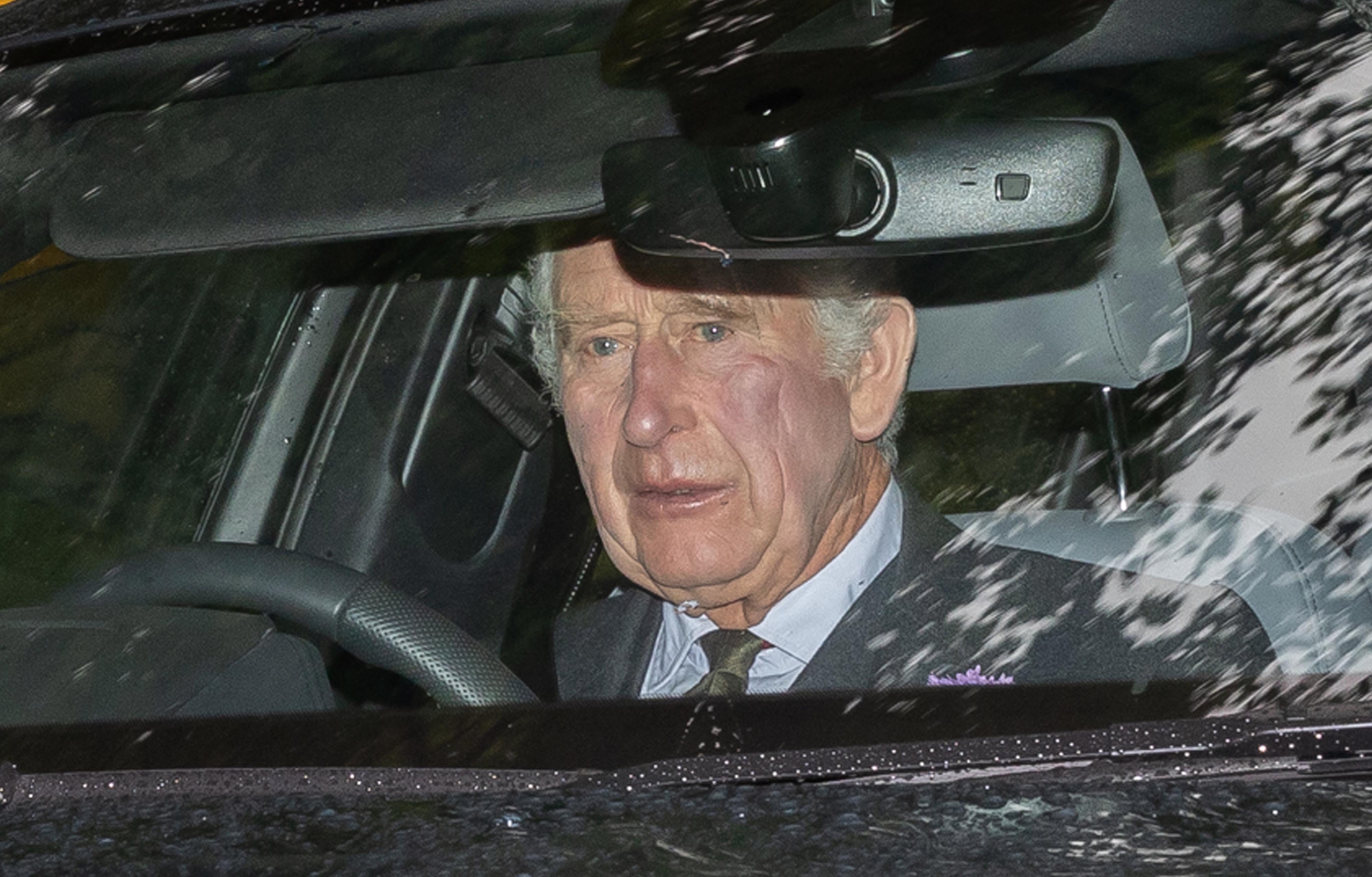 The then-Prince of Wales at Balmoral on September 4, 2022 | Source: Getty Images