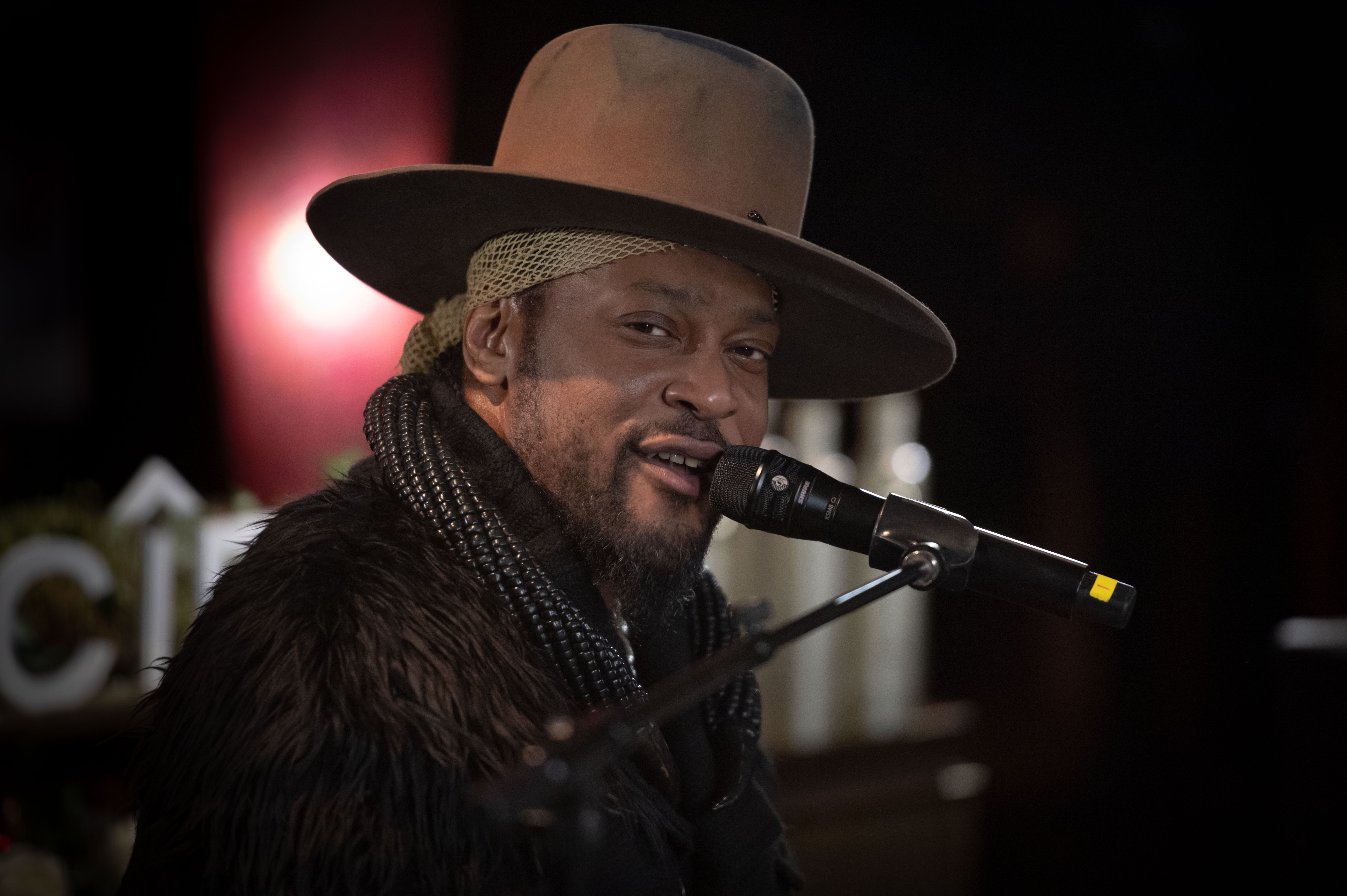 D'Angelo performs at The Apollo Theater on February 27, 2021, in New York City. | Source: Getty Images