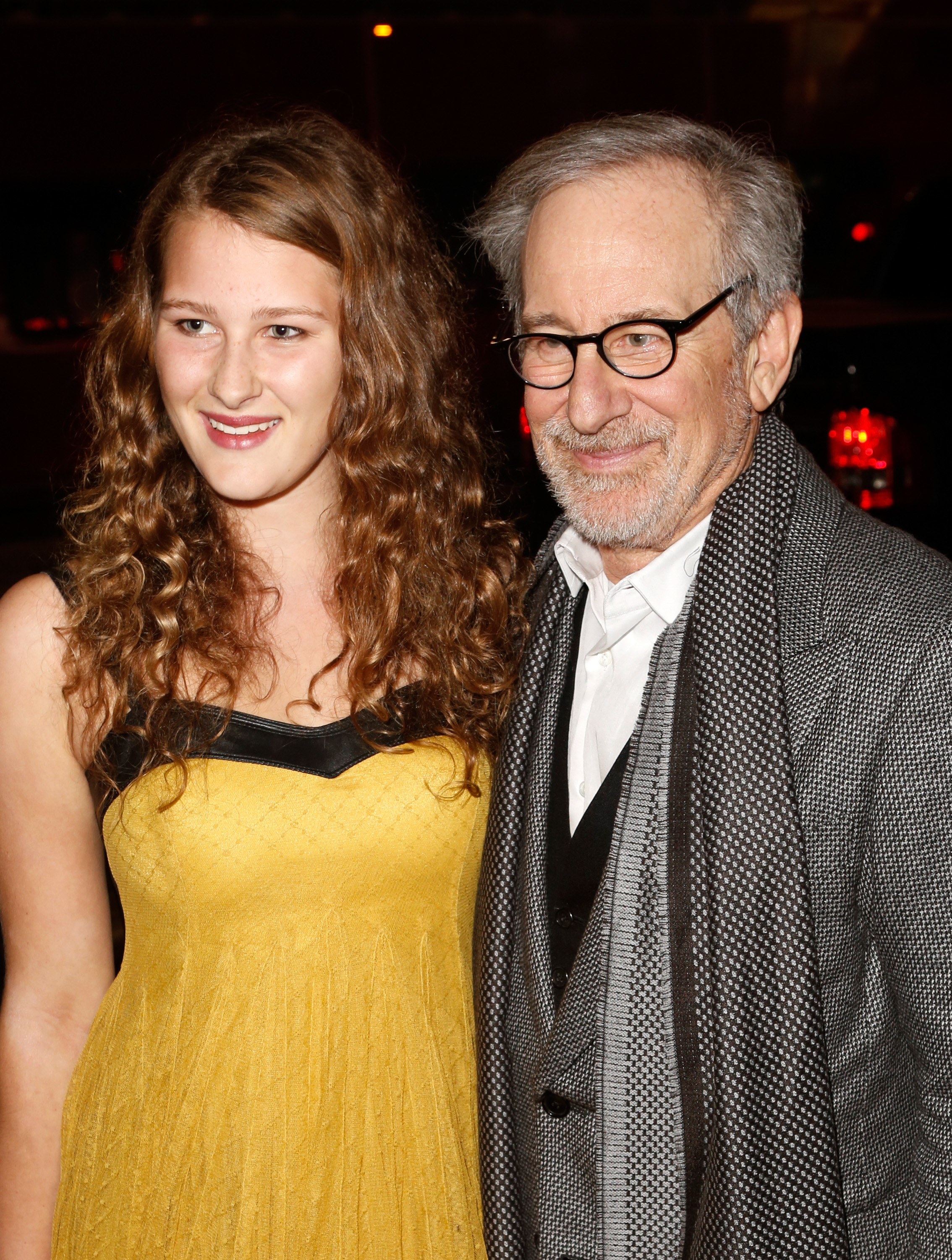 Destry Allyn and Steven Spielberg at the "Lincoln" premiere during AFI Fest 2012 on November 8 in Hollywood, California. | Source: Getty Images