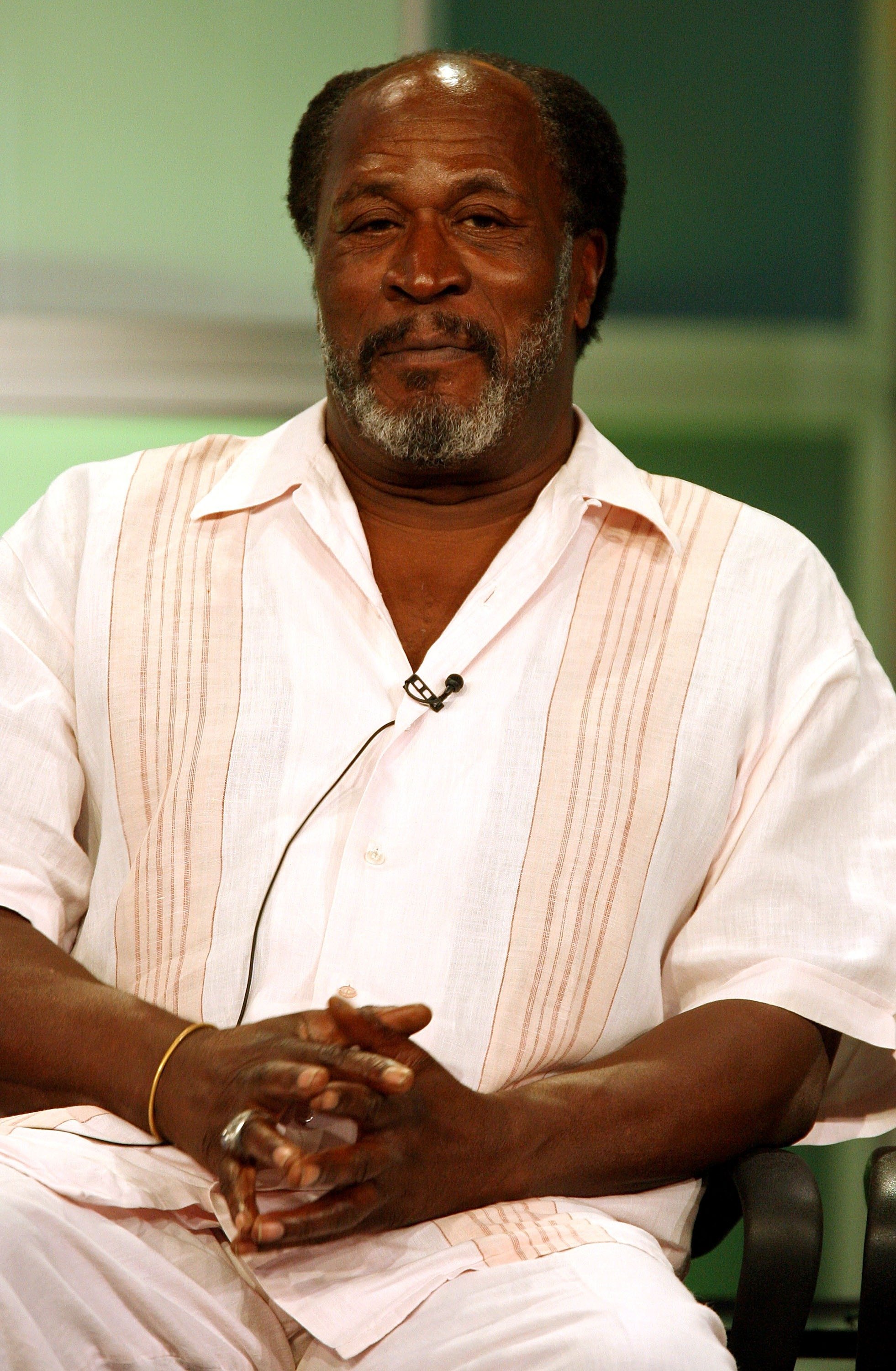John Amos of "Men In Trees" speaks during the 2007 Summer Television Critics Association Press Tour for ABC held at the Beverly Hilton hotel on July 26, 2007 | Photo: GettyImages
