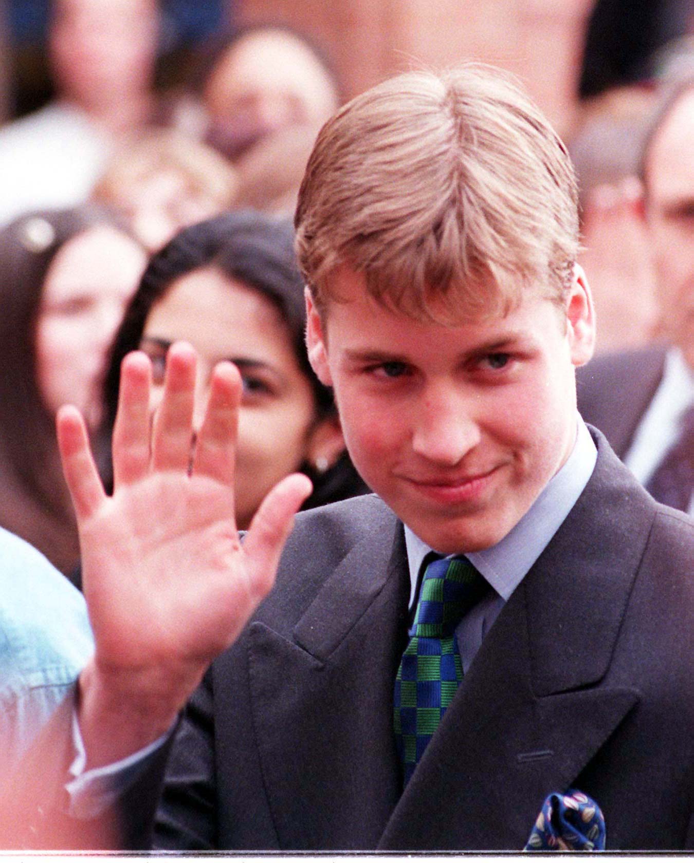 Prince William during a recent visit to the Burnaby South Secondary School in Canada on March 24, 1998 | Source: Getty Images