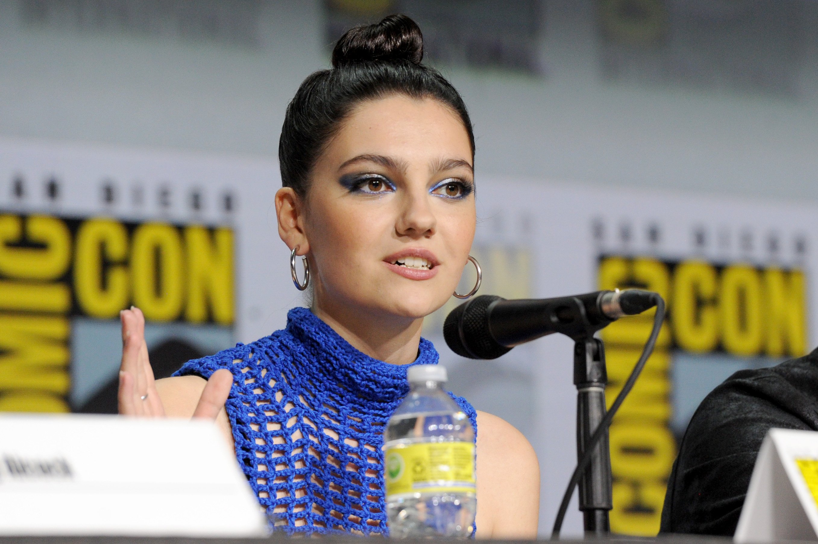 Emily Carey on the "House of the Dragon" panel at Comic Con 2022, San Diego | Source: Getty Images