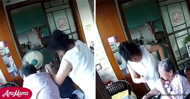 86-year-old mother gets brutally beaten by carer and her son is horrified