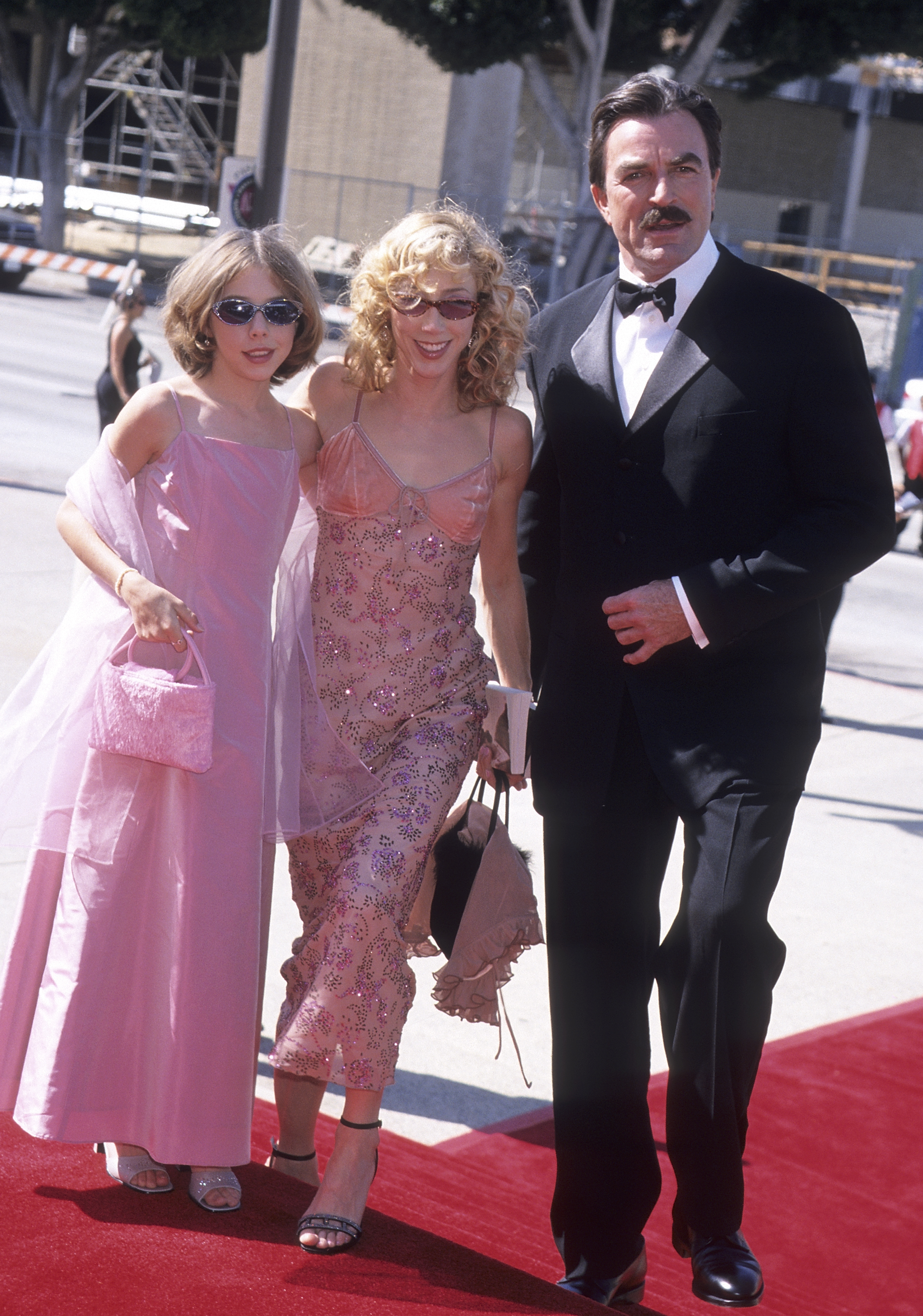 Hannah, Jillie Mack, and Tom Selleck  attend the 52nd Annual Primetime Emmy Awards - Creative Arts Emmy Awards in Pasadena, California on August 26, 2000. | Source: Getty Images