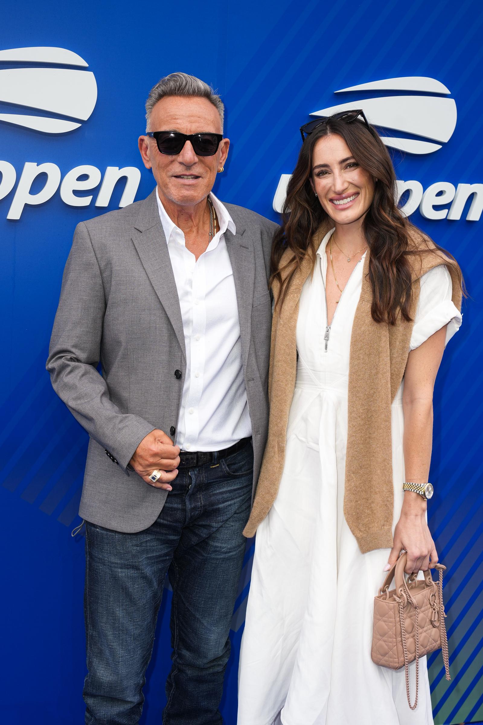 Jessica Springsteen and her father Bruce are photographed at the US Open at the USTA Billie Jean King National Tennis Center in New York City on September 7, 2025 | Source: Getty Images