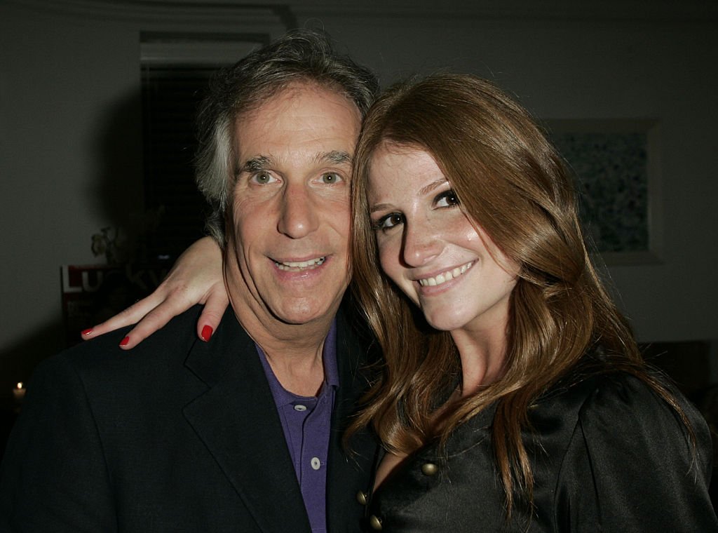 Henry Winkler and Zoe Winkler during Lucky Magazine Celebrates Its September 2005 Cover Girl Rachel Bilson at Chateau Marmont in West Hollywood, California, United States. | Source: Getty Images