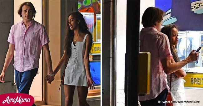 Malia Obama seen on a date with her British boyfriend