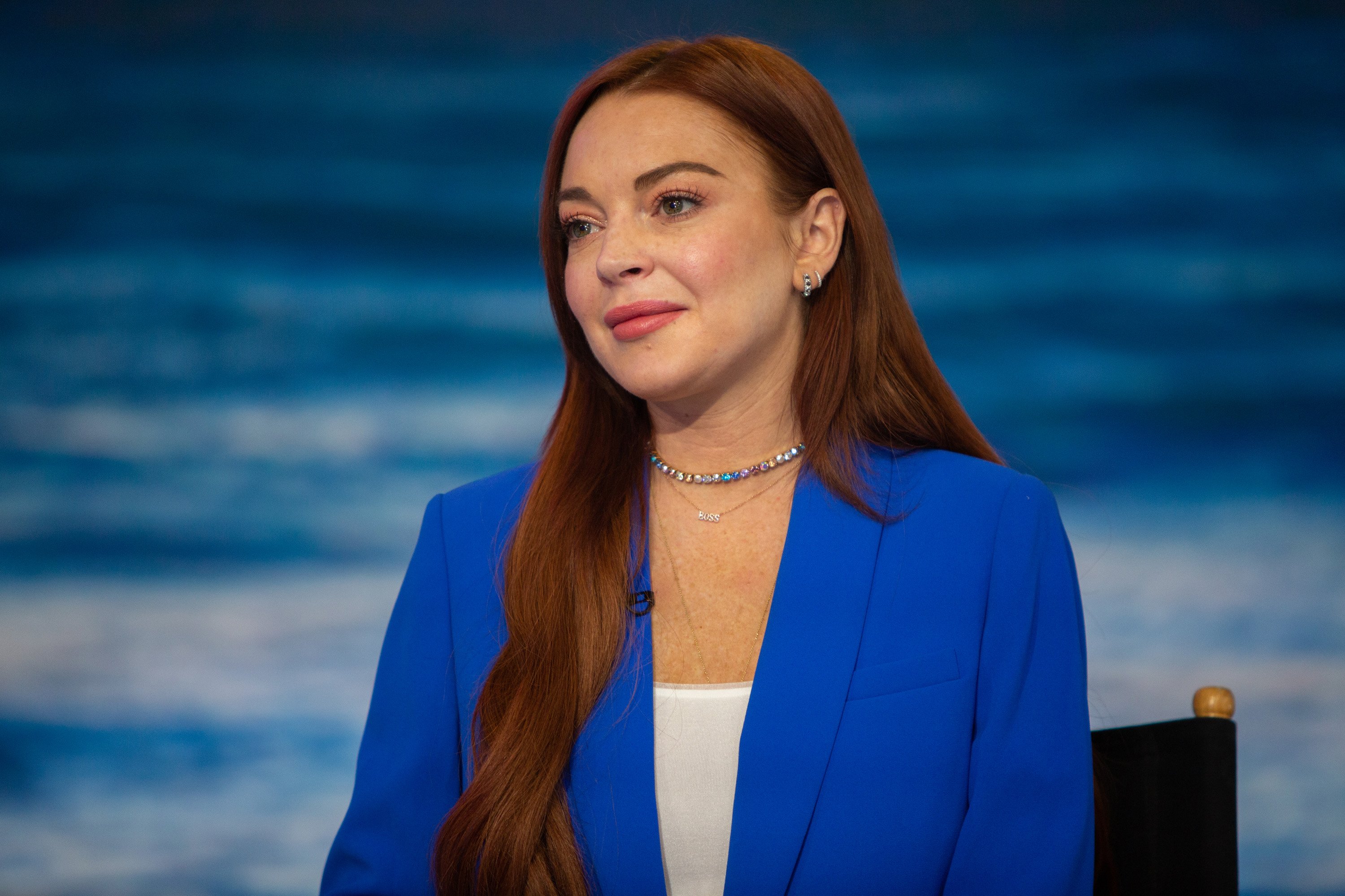 Lindsay Lohan pictured on an episode of "Today" in 2019. | Photo: Getty Images