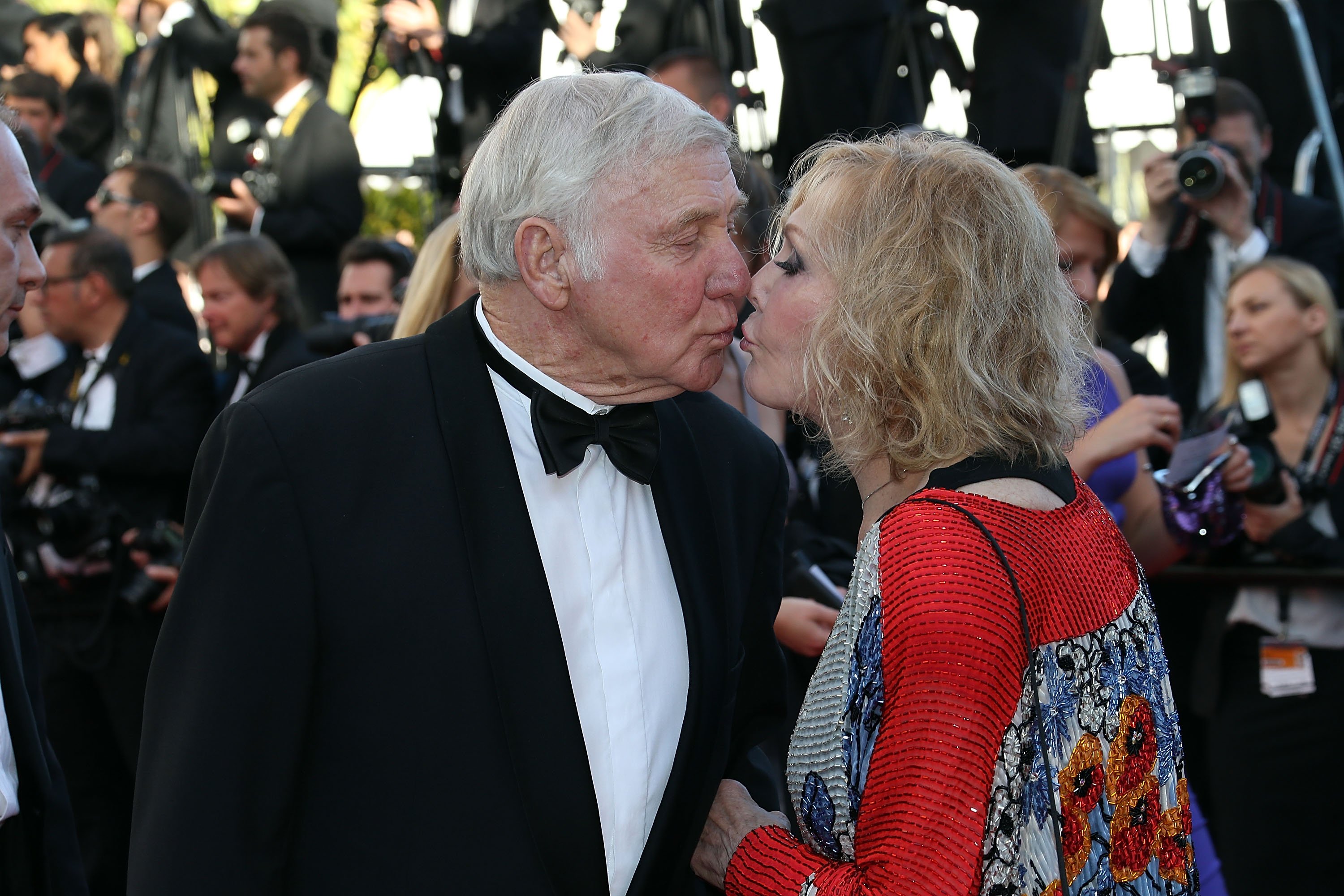 Robert Malloy and Kim Novak attend the "Zulu" Premiere and Closing Ceremony during the 66th Annual Cannes Film Festival at the Palais des Festival on May 26, 2013 in Cannes, France ┃Source: Getty Images