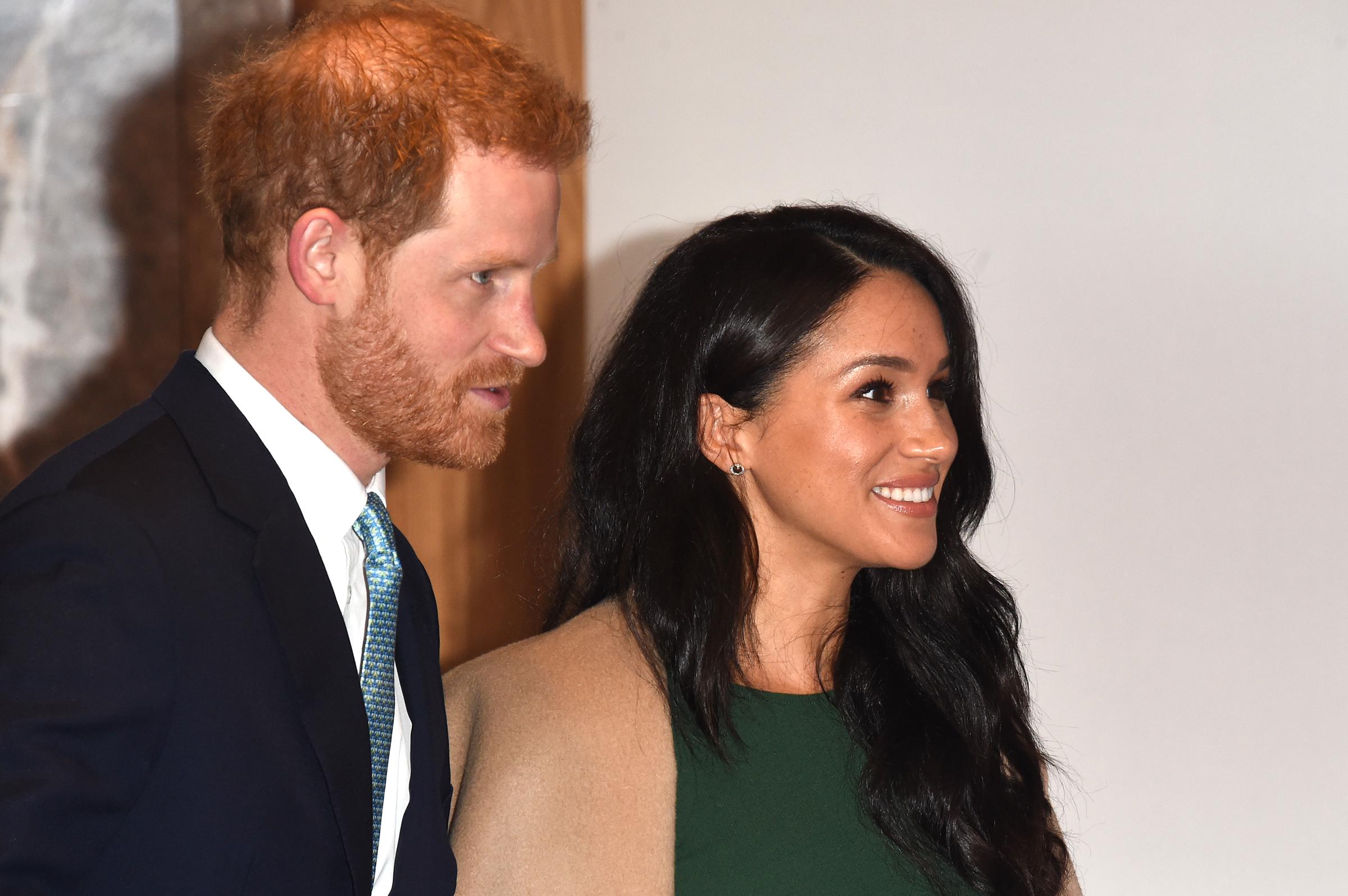 Prince Harry and Meghan Markle in London, England on October 15, 2019. | Source: Getty Images