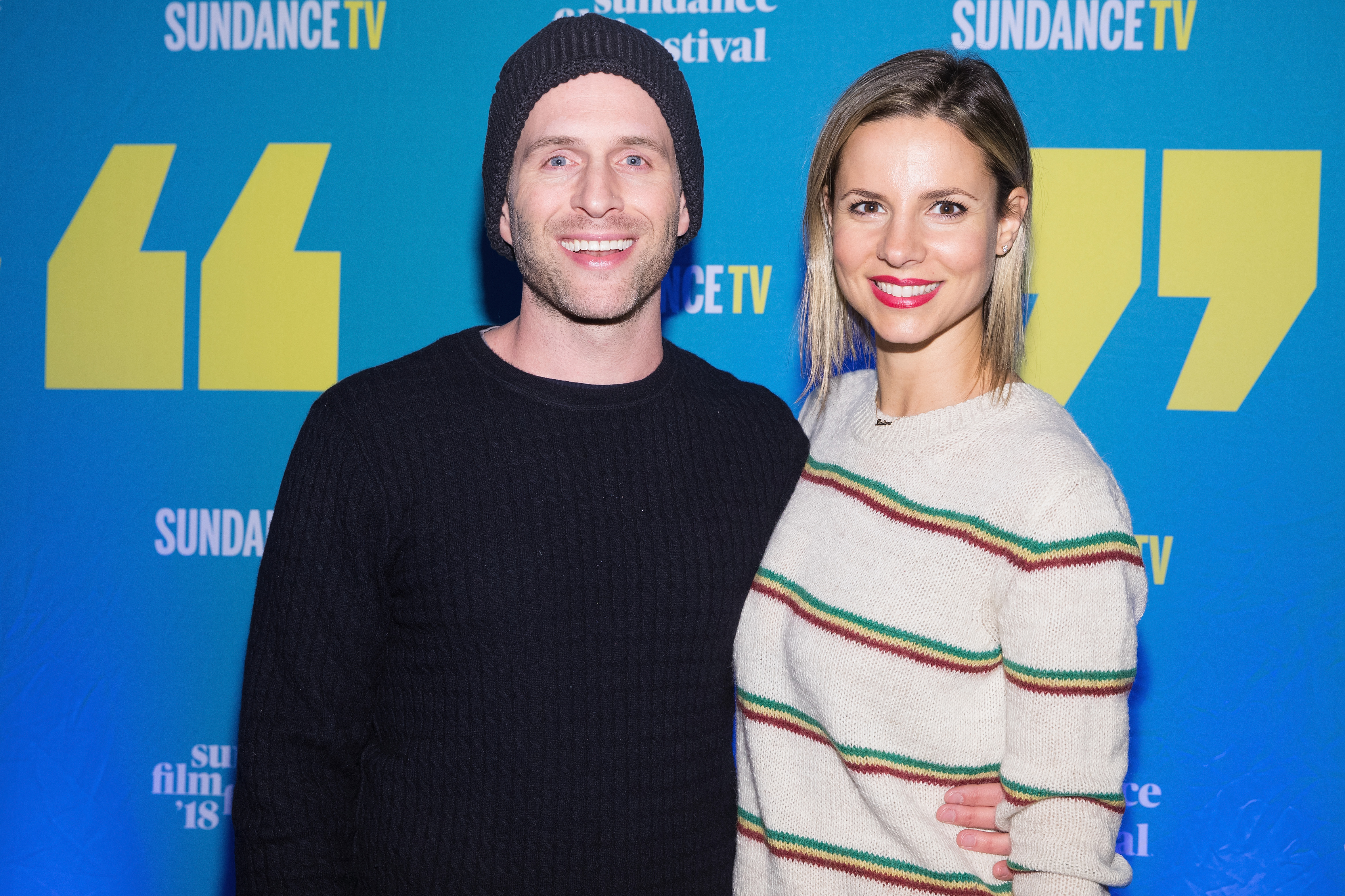 Glenn Howerton and his wife actress Jill Latiano attend the 2018 Sundance Film Festival Official Kickoff Party at Sundance TV HQ on January 19, 2018 in Park City, Utah | Source: Getty Images