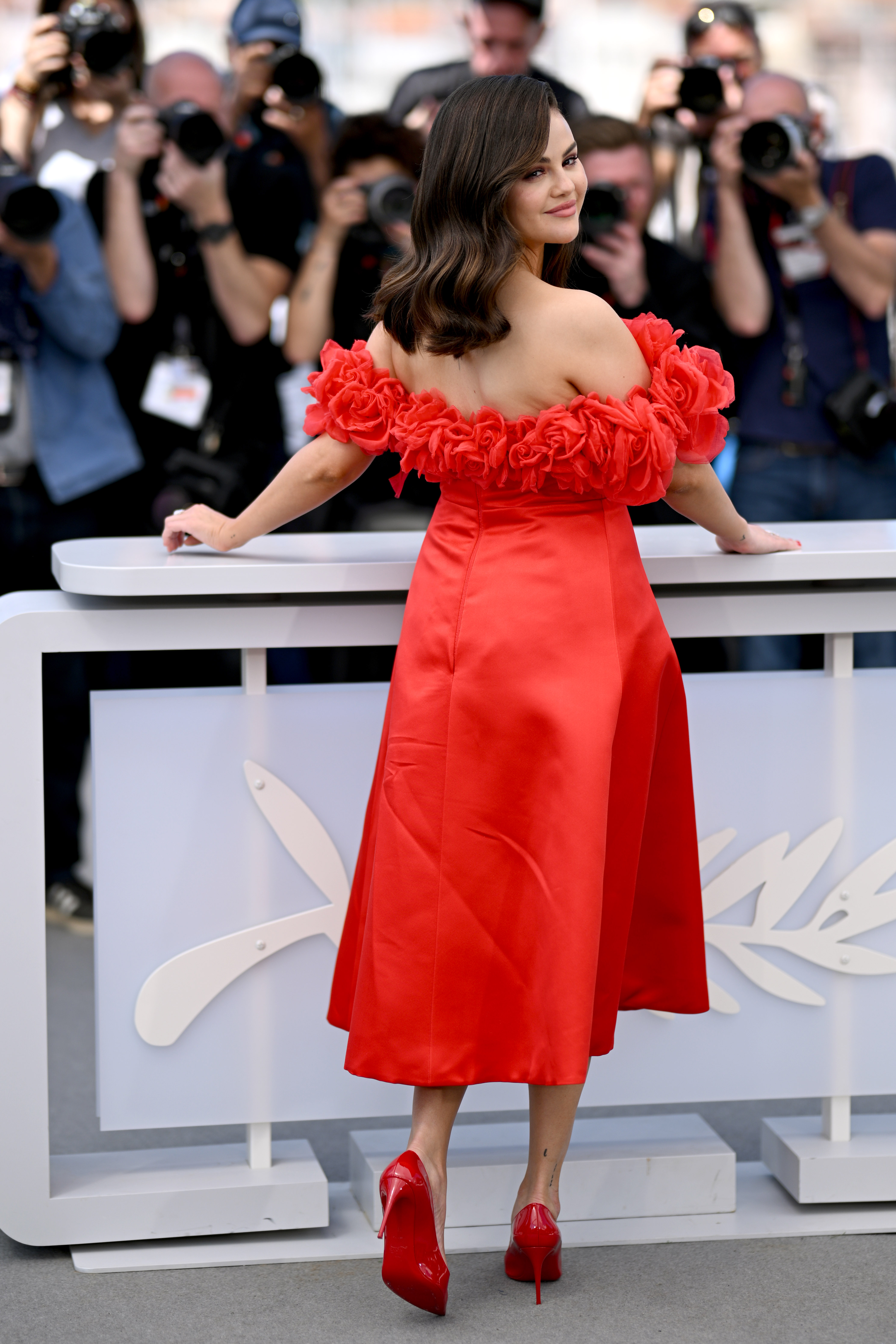 Selena Gomez during the 77th Cannes Film Festival at Palais des Festivals in Cannes, France on May 19, 2024. | Source: Getty Images