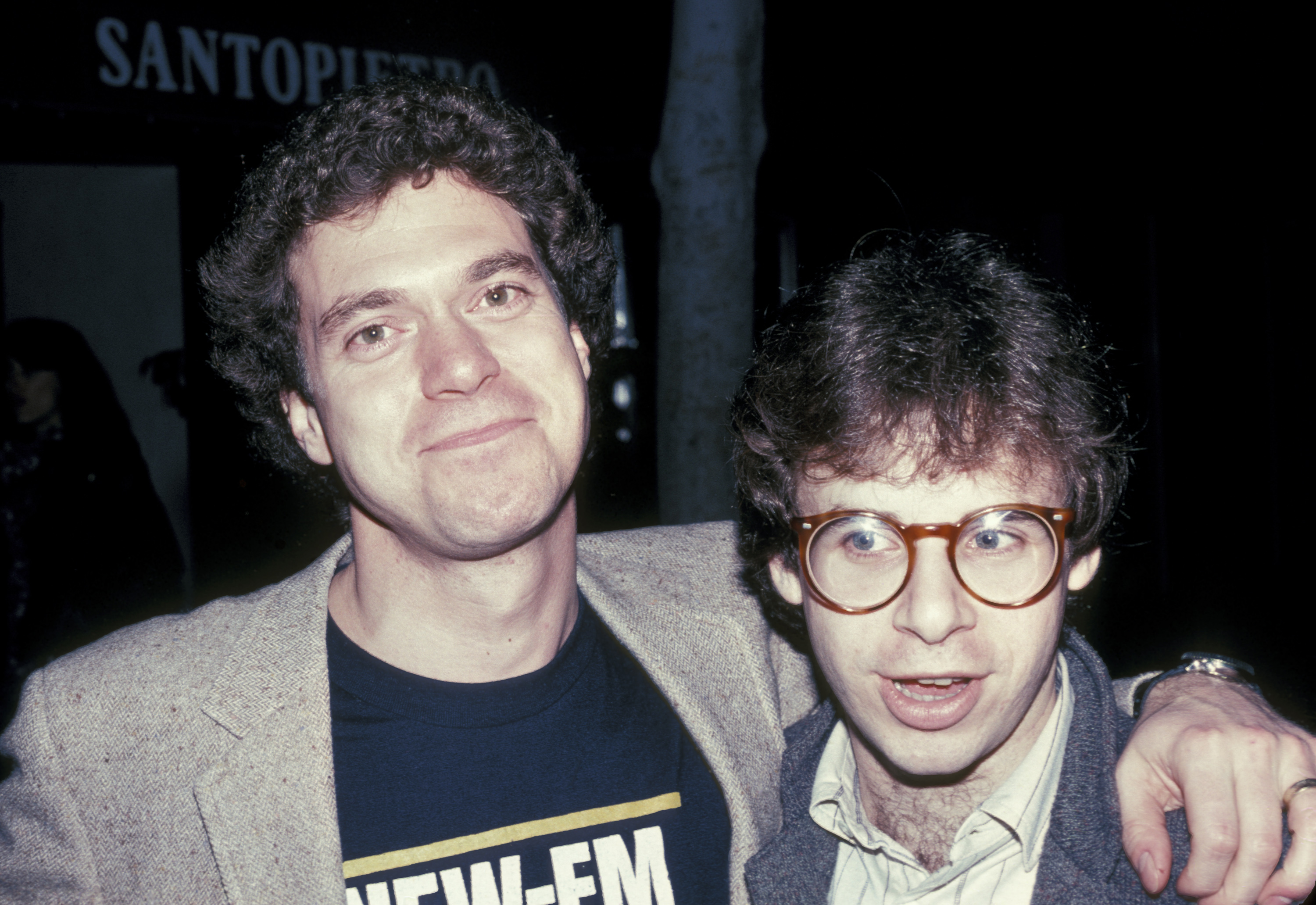 Joe Piscopo and Rick Moranis in 1983 | Source: Getty Images
