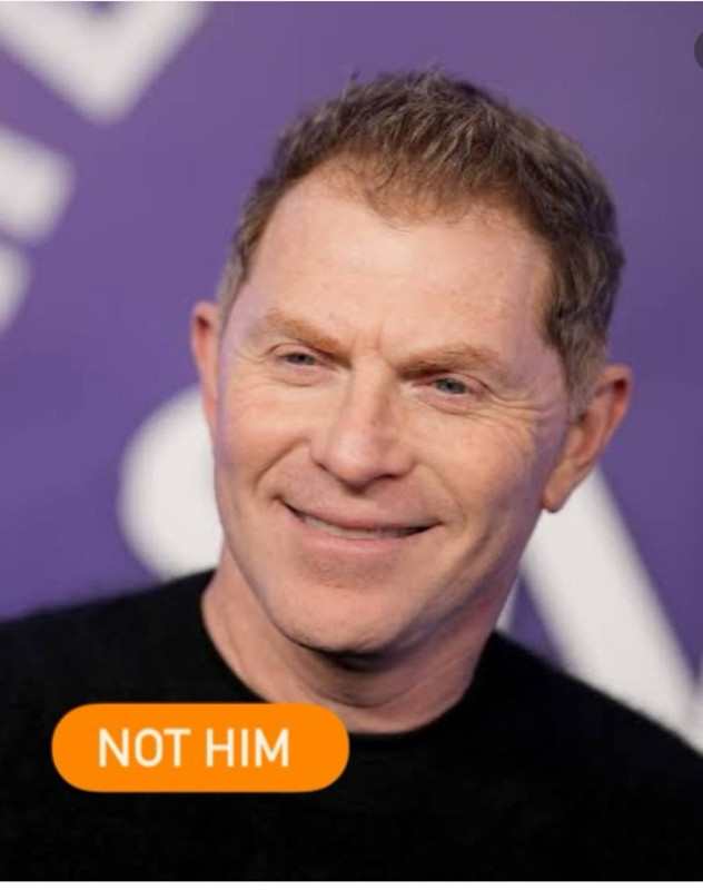 Finally, Gordon Ramsay ended the post with a rogue entry — a solo portrait of Bobby Flay accompanied by the caption "NOT HIM." Flay smiled warmly against a purple backdrop, seemingly unaware of the humorous swipe. The unexpected twist delivered the perfect dose of Ramsay's signature mischief, catching fans off guard and stealing the spotlight from the five wholesome slides before it. | Source: Instagram/gordongram