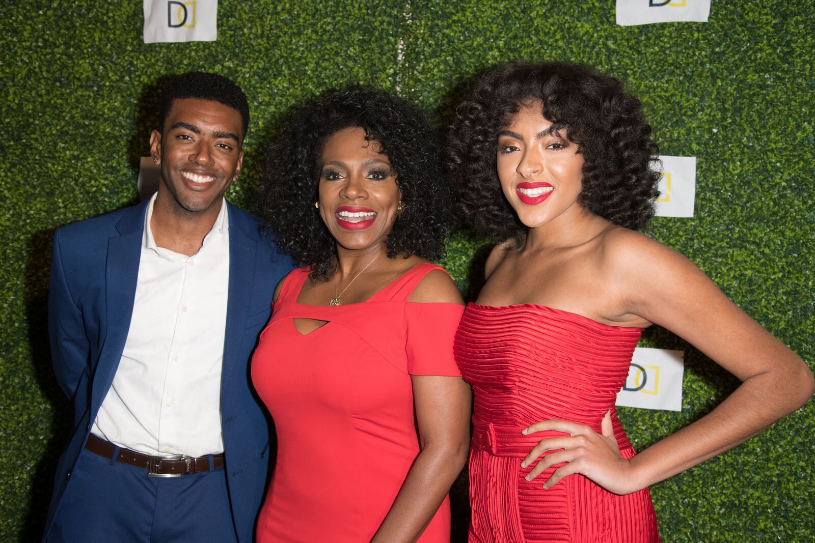 Etienne Maurice, Sheryl Lee Ralph and Ivy-Victoria Maurice attend Koshie Mills Host "The Diaspora Dialogues" International Women Of Power Luncheon at Marriott Hotel Marina Del Rey on March 2, 2018 | Photo: Getty Images