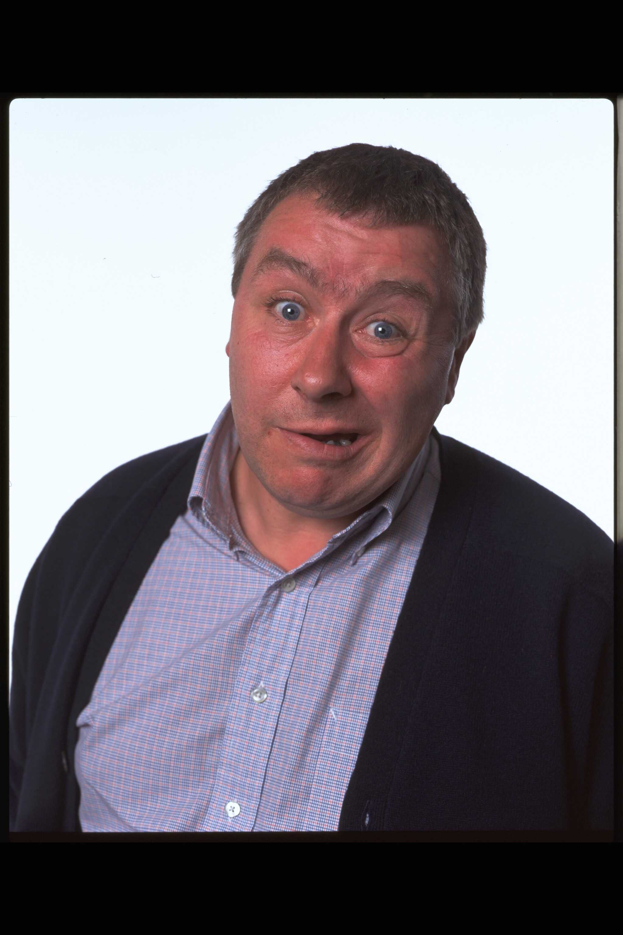Actor Gregor Fisher, best known for his role as Rab C. Nesbitt in the eponymous sitcom, pictured in character as the string-vest-wearing Glaswegian street philosopher that became a defining figure in Scottish television.