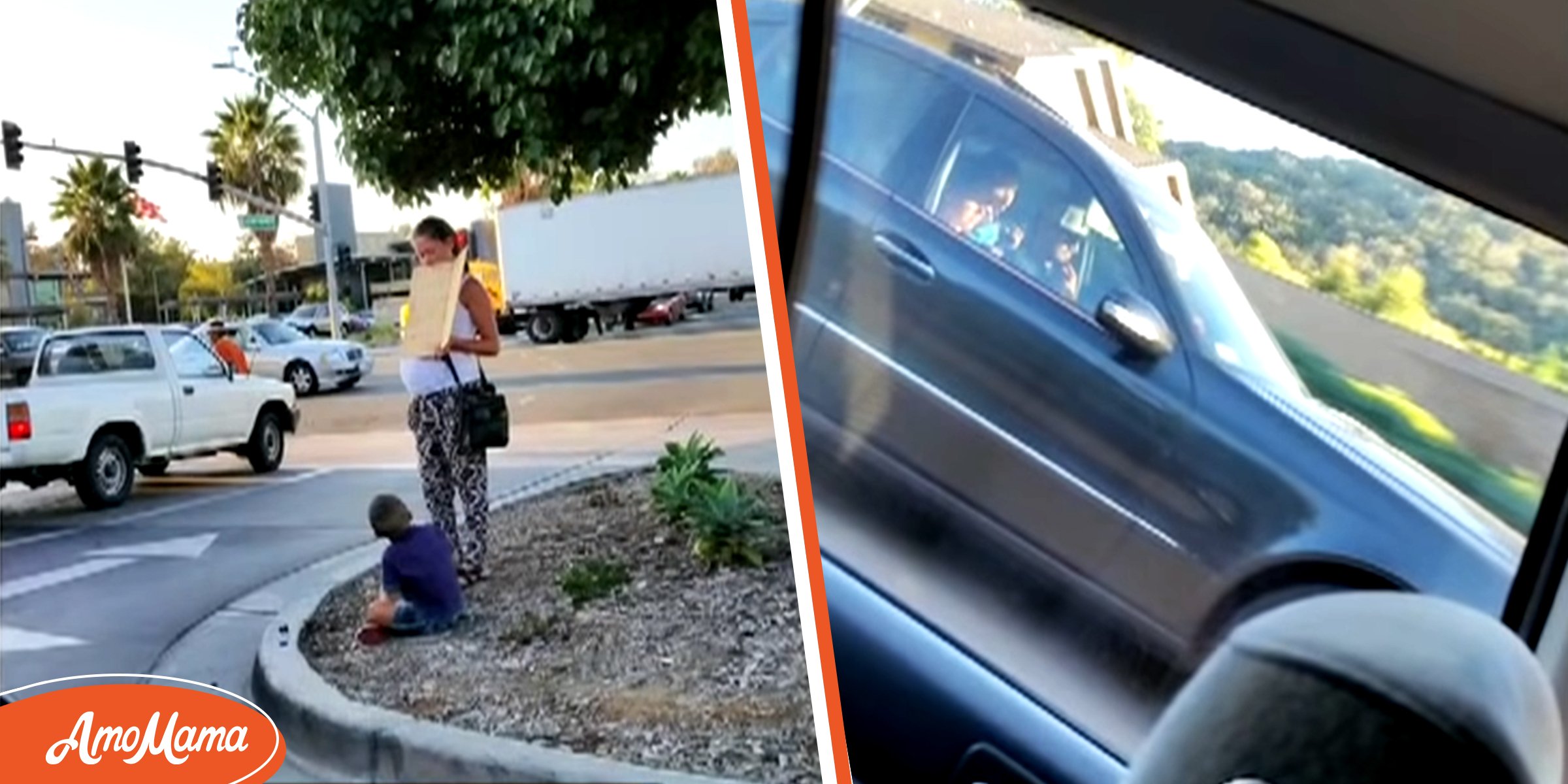 Woman Sees Pregnant Beggar Get into an picture