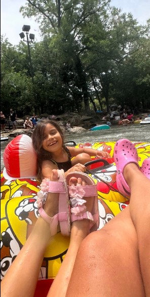 Aliyah Jaico pictured enjoying a fun water day | Source: Facebook/Daniela Jaico