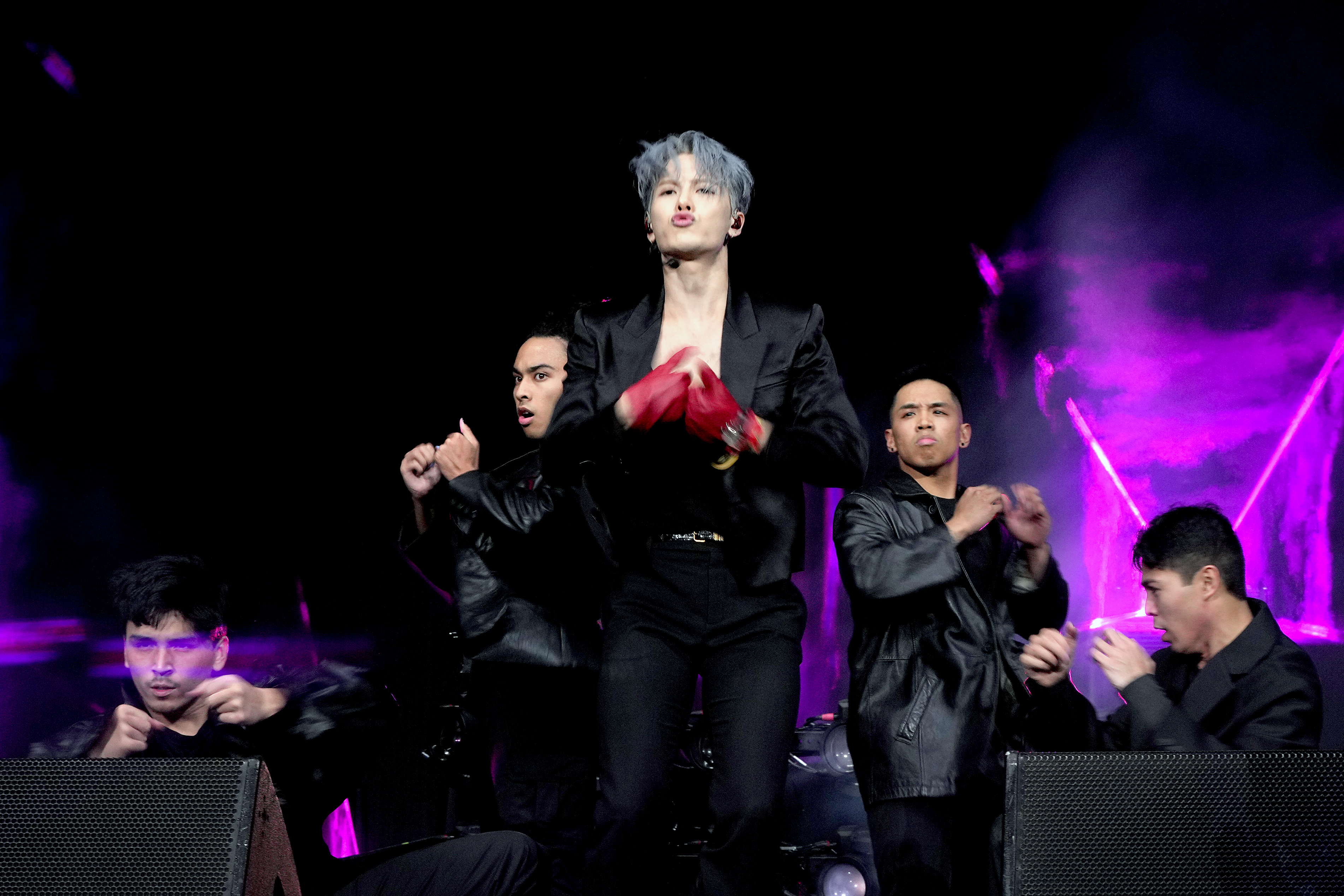 Jackson Wang performing at the Coachella Stage during the 2022 Coachella Valley Music And Arts Festival on April 16, 2022, in California | Source: Getty Images