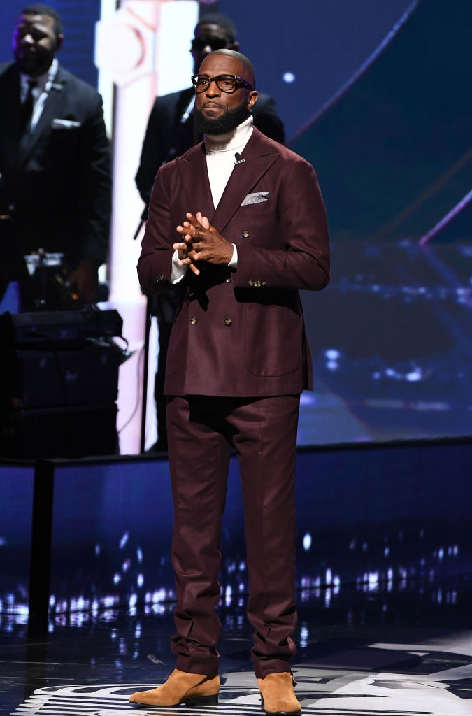 Rickey Smiley speaks onstage during the Black Music Honors on September 05, 2019, in Atlanta, Georgia | Source: Paras Griffin/Getty Images for Black Music Honors