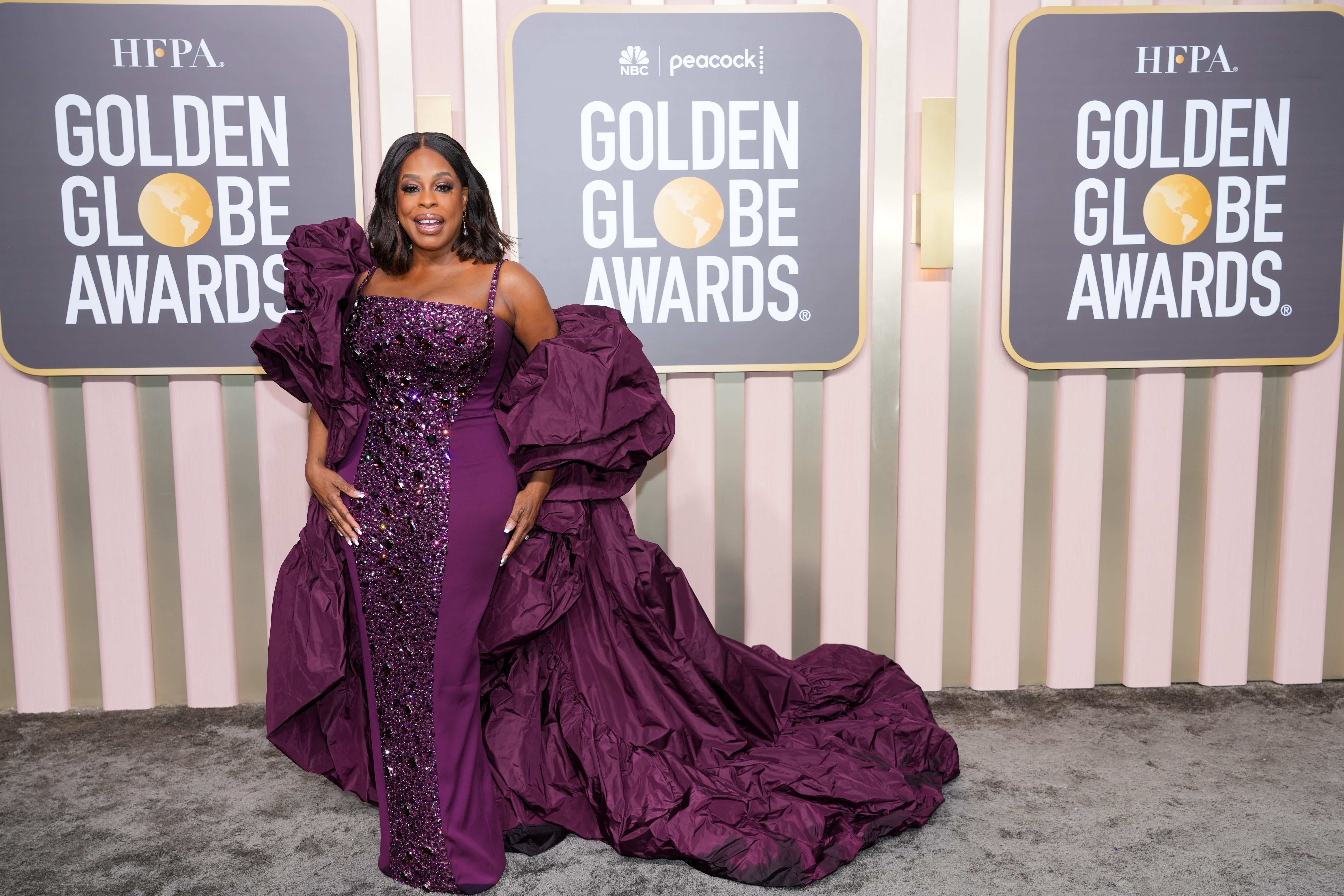 Niecy Nash poses at the 80th Annual Golden Globe Awards at The Beverly Hilton on January 10, 2023, in Beverly Hills, California | Source: Getty Images