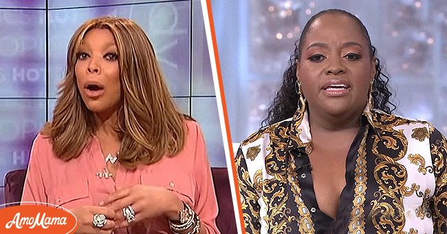 Wendy Williams pictured on "The Wendy Williams Show" in 2016 [Left] Sherri Shepard pictured on "The Real Daytime" in 2018 [Right] | Source: YouTube/The Real Daytime & YouTube/The Wendy Williams Show