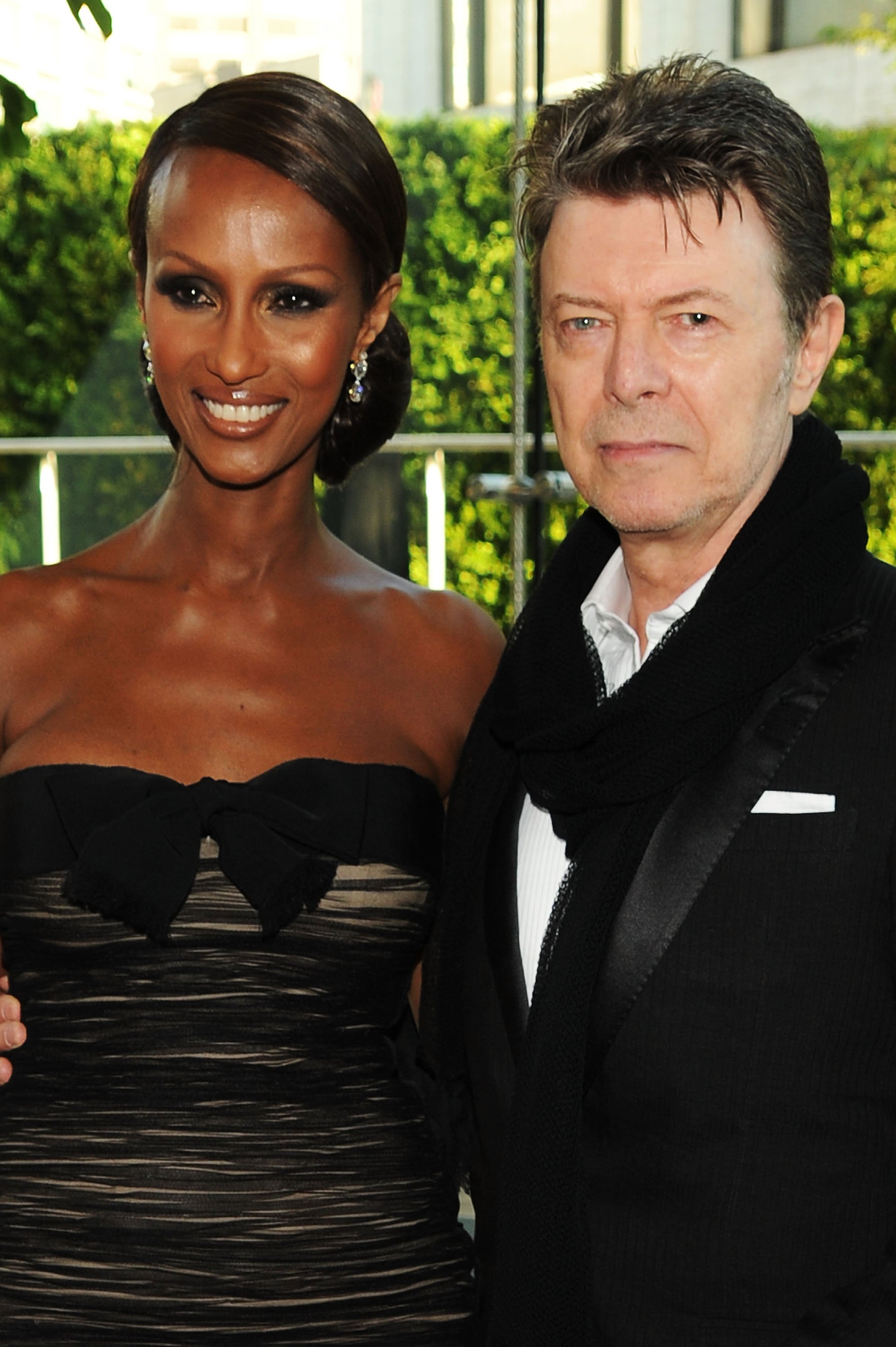 Model Iman and musician David Bowie attend the 2010 CFDA Fashion Awards at Alice Tully Hall, Lincoln Center on June 7, 2010 in New York City | Source: Getty Images