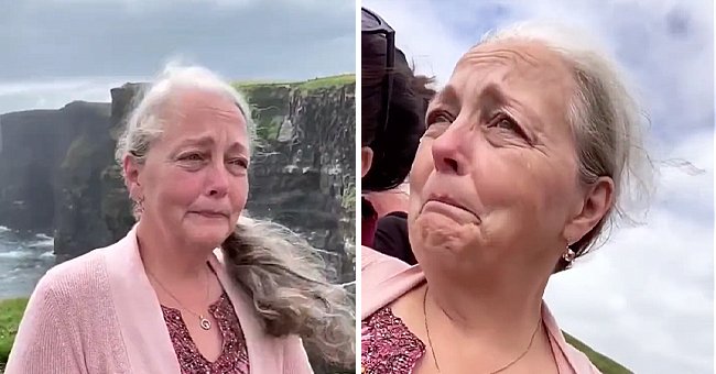 A photo from the viral video showing Stephanie Martin's emotional mom| Photo: Instagram.com/stephanierosemartin