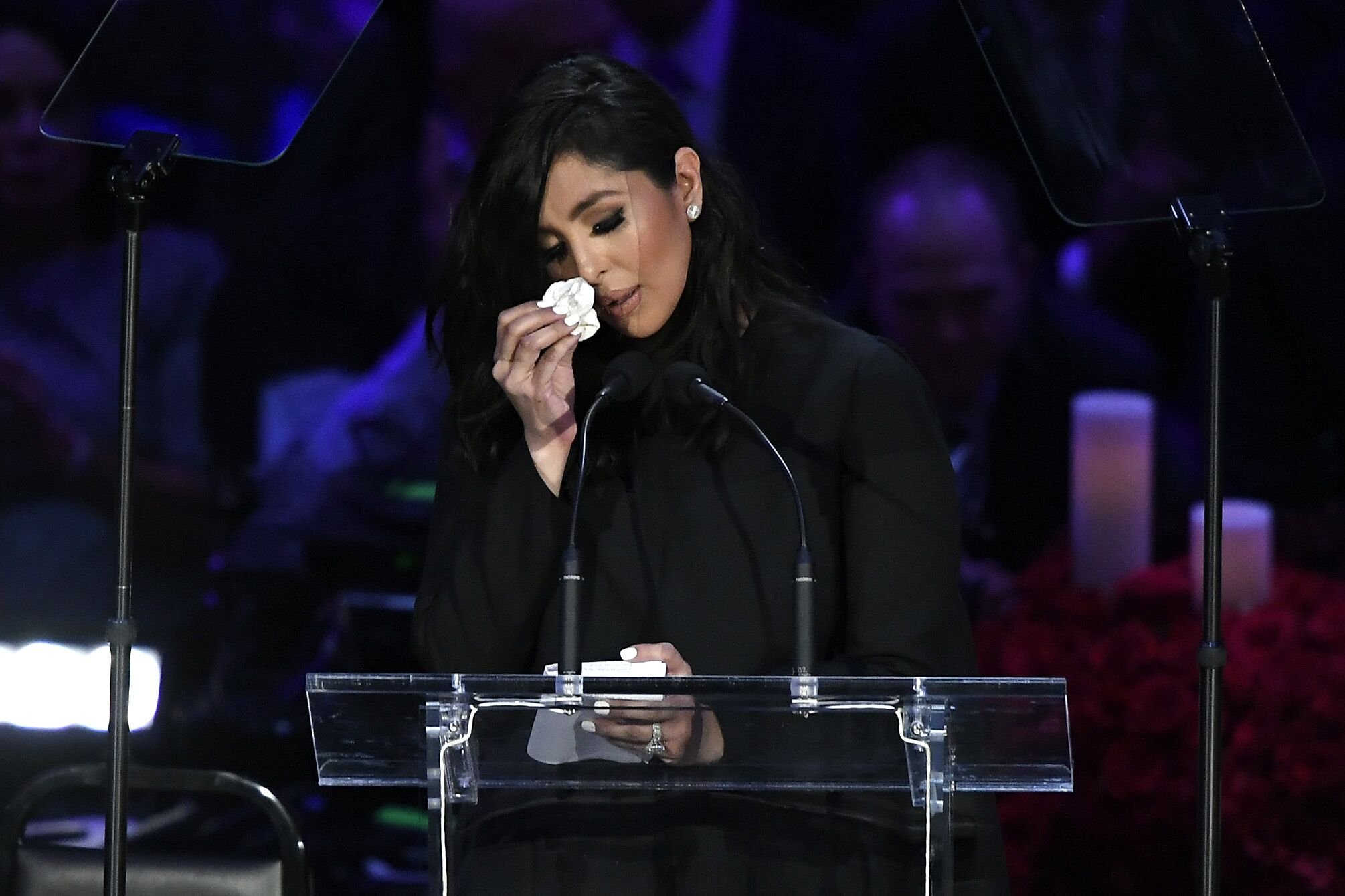 Vanessa Bryant speaks during The Celebration of Life for Kobe & Gianna Bryant at Staples Center on February 24, 2020 | Photo: Getty Images