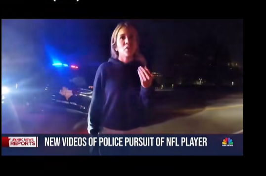 Catalina Mancera is arrested by the police, as seen from a video post dated November 27, 2025. | Source: Facebook Reel/NBCNightlyNewswithTomLlamas