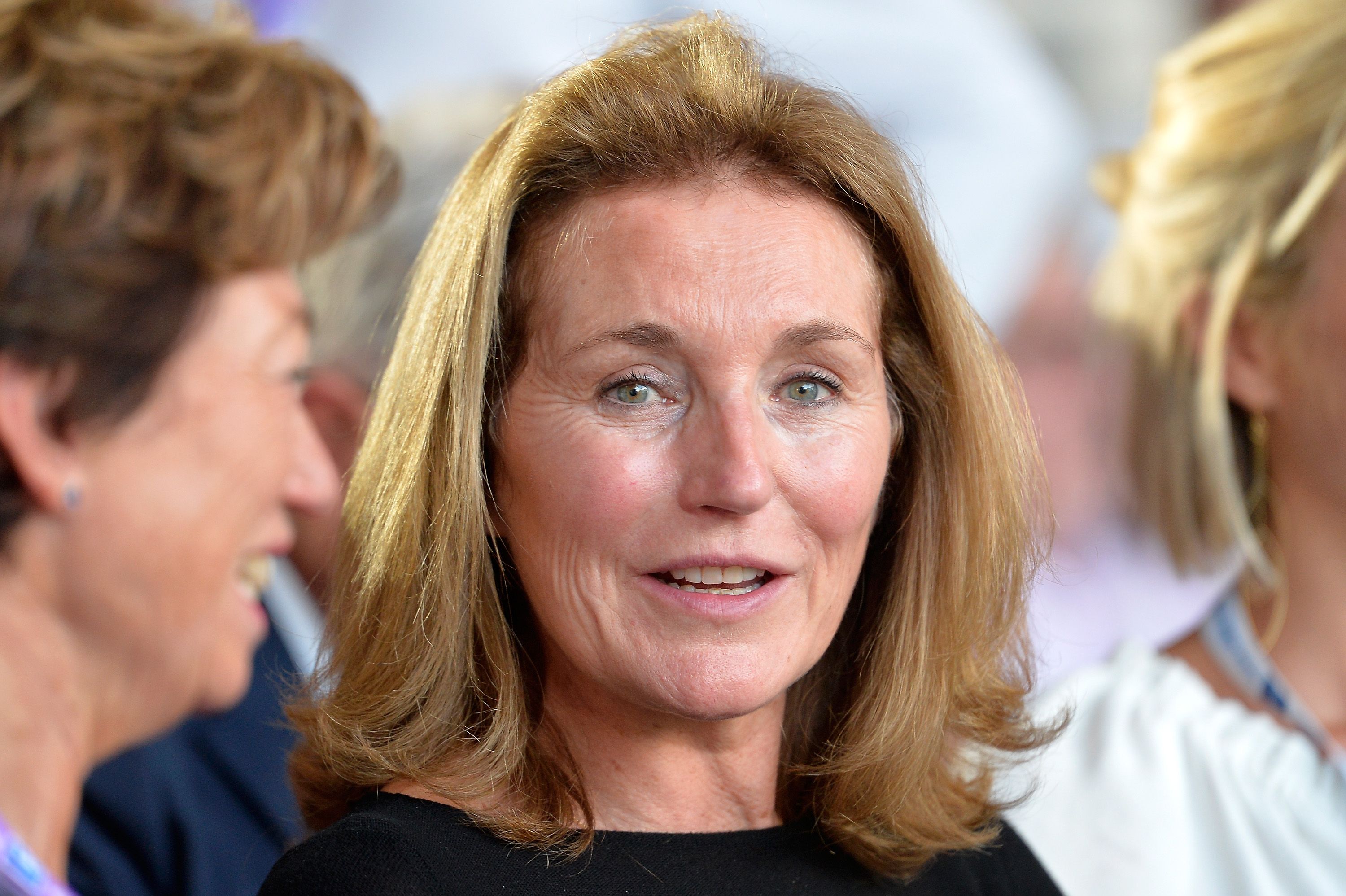 Cecilia Attias participe à la conférence de l'Université d'été du Medef le 31 août 2016 à Jouy-en-Josas, France. | Photo : Getty images