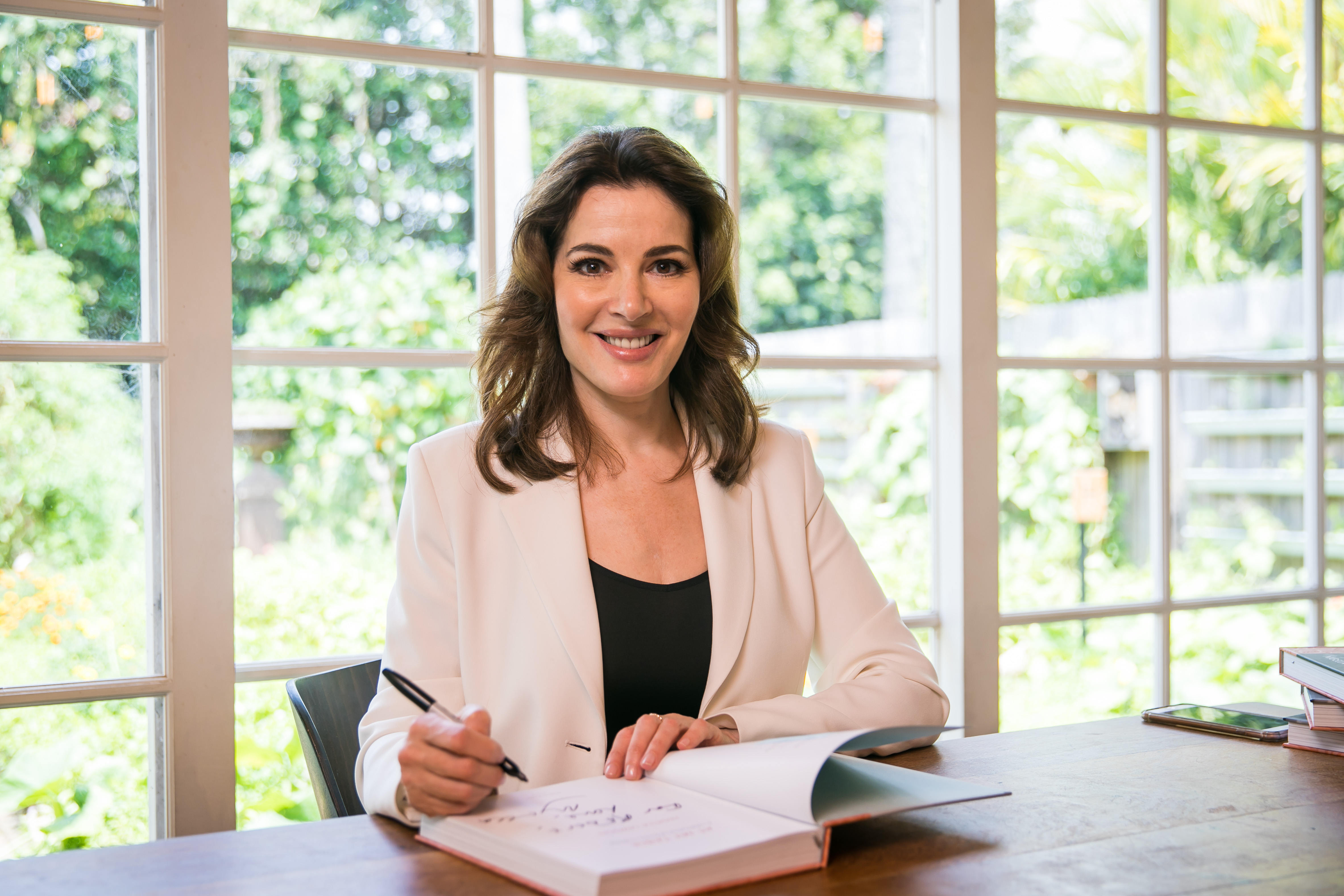 Nigella Lawson at a book signing and lunch on January 22, 2018, in Sydney, Australia. | Source: Getty Images