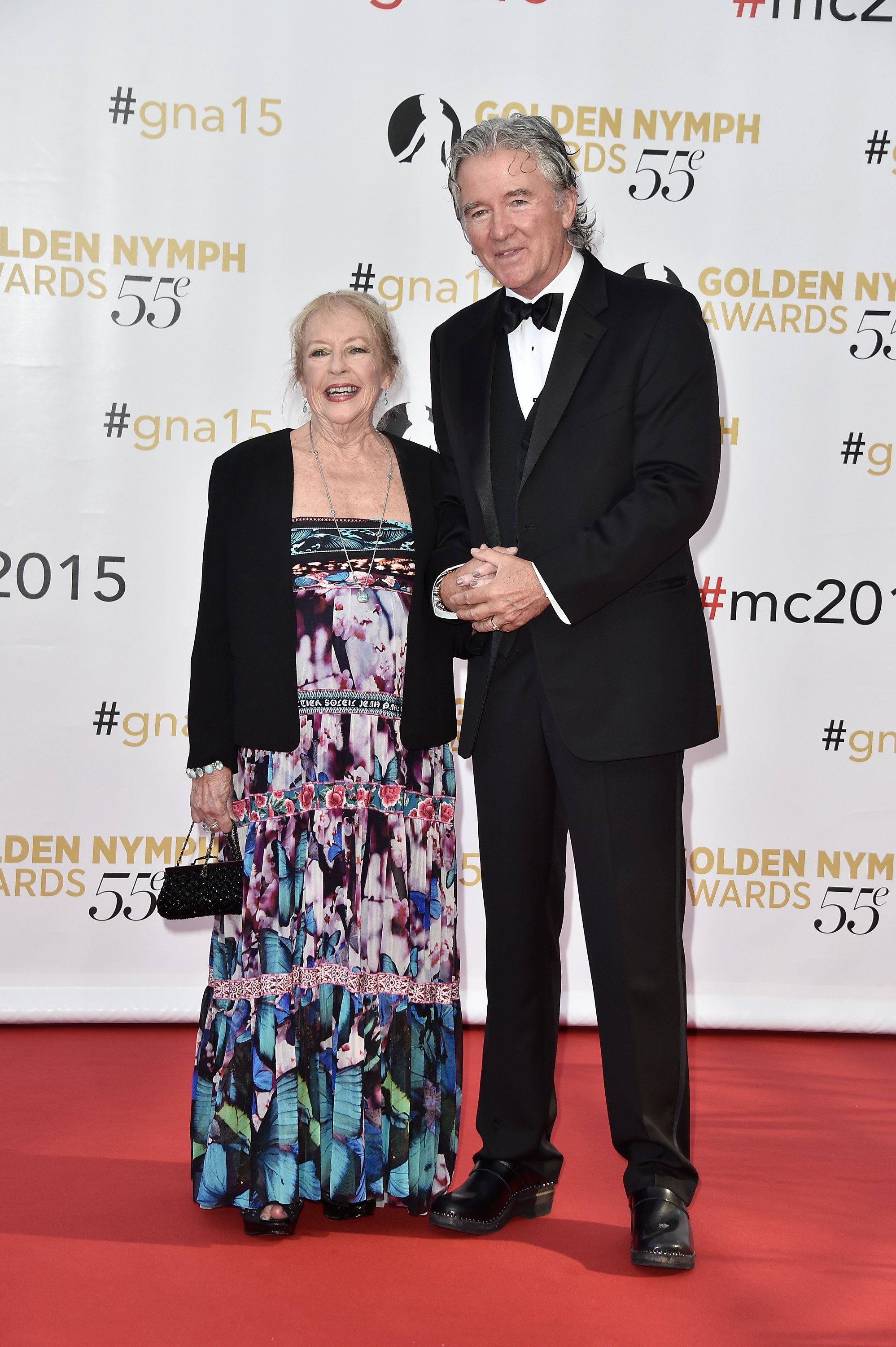 Actor Patrick Duffy and his wife Carolyn Rosser attend the closing ceremony of the 55th Monte-Carlo Television Festival on June 18, 2015, in Monaco ┃Source: Getty Images