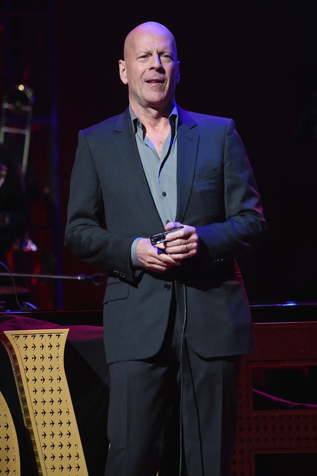 Bruce Willis at "Love Rocks NYC! A Change is Gonna Come: Celebrating Songs of Peace, Love and Hope" held at Beacon Theatre on March 9, 2017, in New York City | Photo: Jamie McCarthy/Getty Images