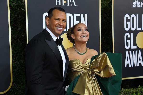  Alex Rodriguez and Jennifer Lopez arrive to the 77th Annual Golden Globe Awards held at the Beverly Hilton Hotel on January 5, 2020.| Photo:Getty Images