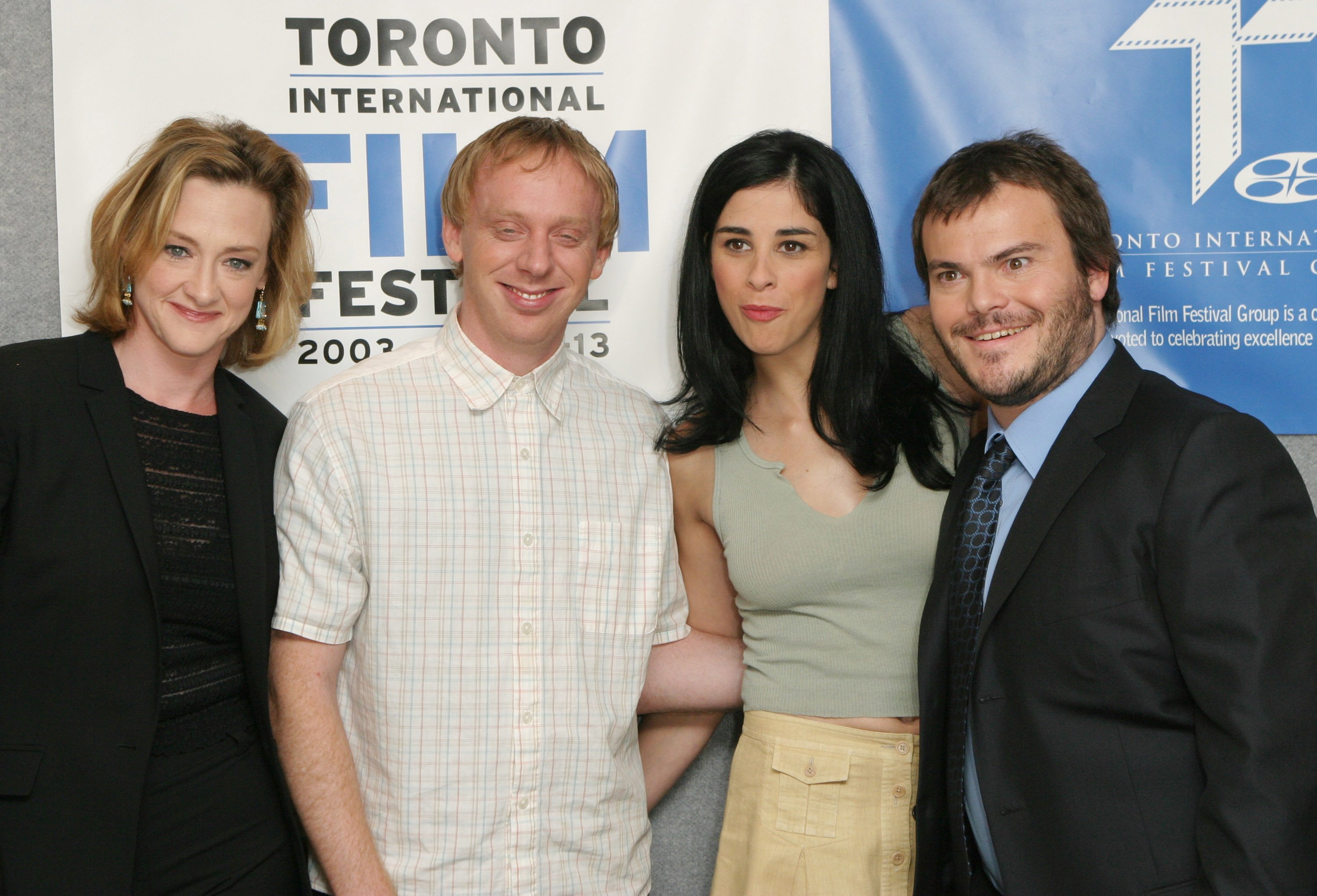 Joan Cusack, Mike White, Sarah Silverman & Jack Black at the Toronto film festival in 2003 | Photo: Getty Images