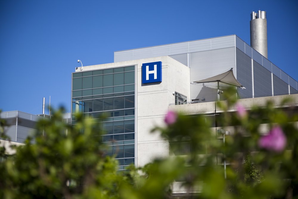Edificio de un hospital. | Foto: Shutterstock