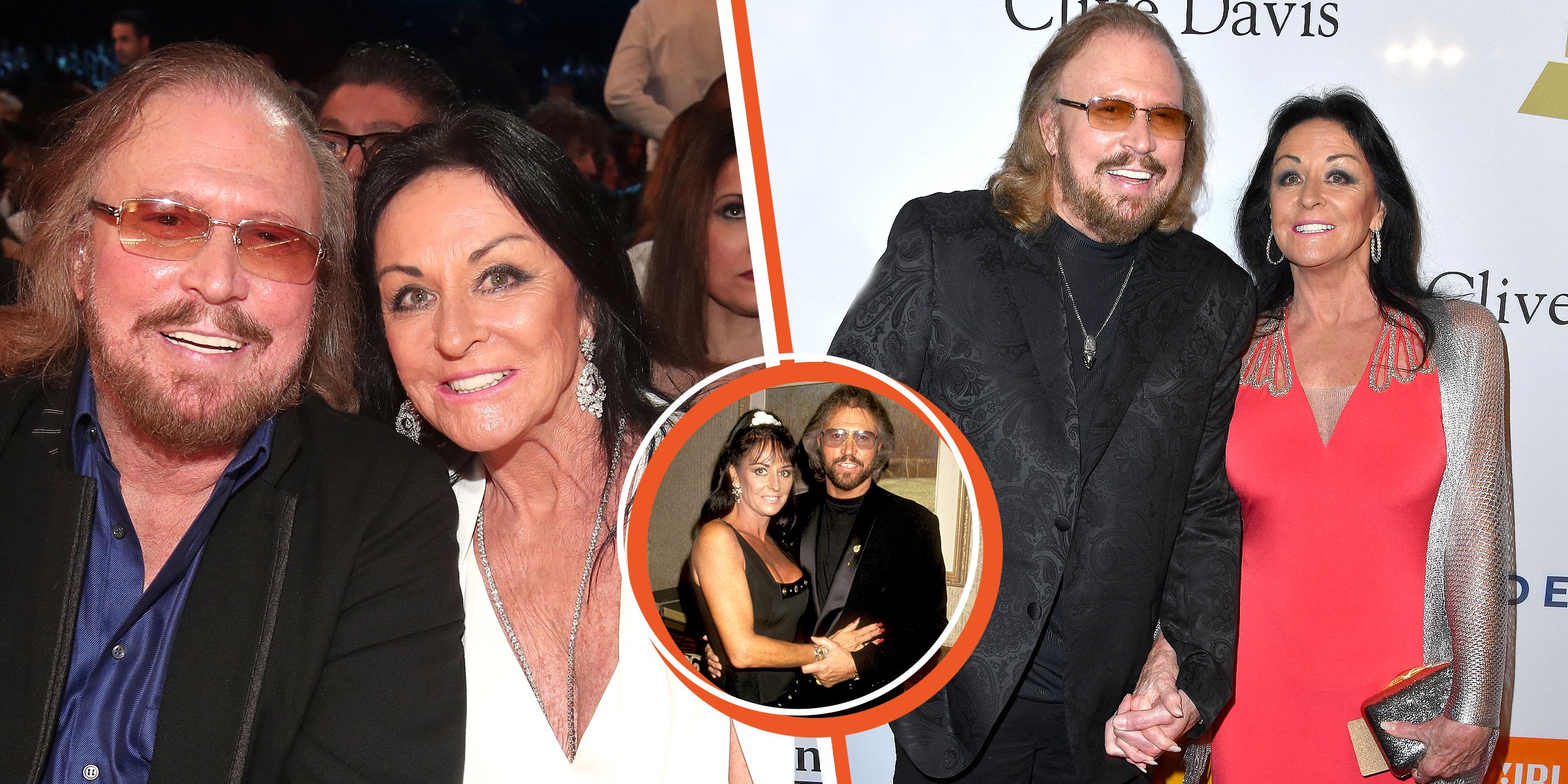 Barry Gibb an his wife Linda Gray. | Source: Getty Images 