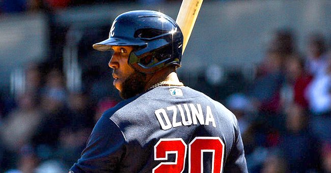 Atlanta Braves' Marcell Ozuna looks back for the signal at Cool Today Park on February 28, 2020 in Venice, Florida. | Photo: Getty Images
