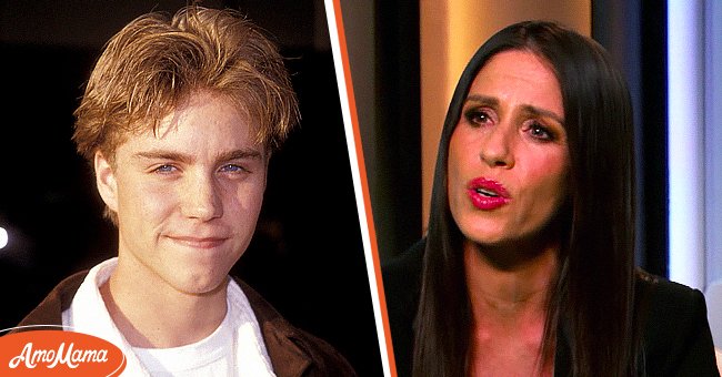 Soleil Moon Frye in an interview with Drew Barrymore in March 2021 and Jonathan Brandis in 1994 | Photo: YouTube.com/TheDrewBarrymoreShow - Getty Images