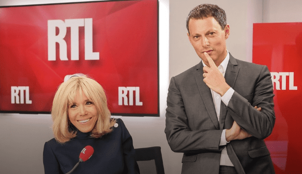 Brigitte Macron et Marc-Olivier Fogiel dans "RTL Soir", jeudi 20 juin 2019. | Capture d'écran de RTL