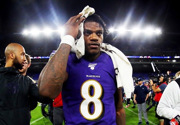 Lamar Jackson at M&T Bank Stadium on January 11, 2020 in Baltimore, Maryland. | Photo: Getty Images