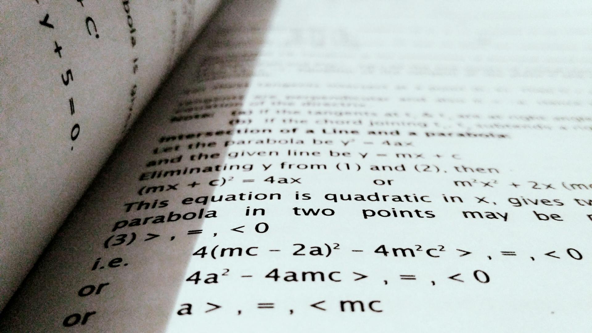 A math textbook | Source: Pexels