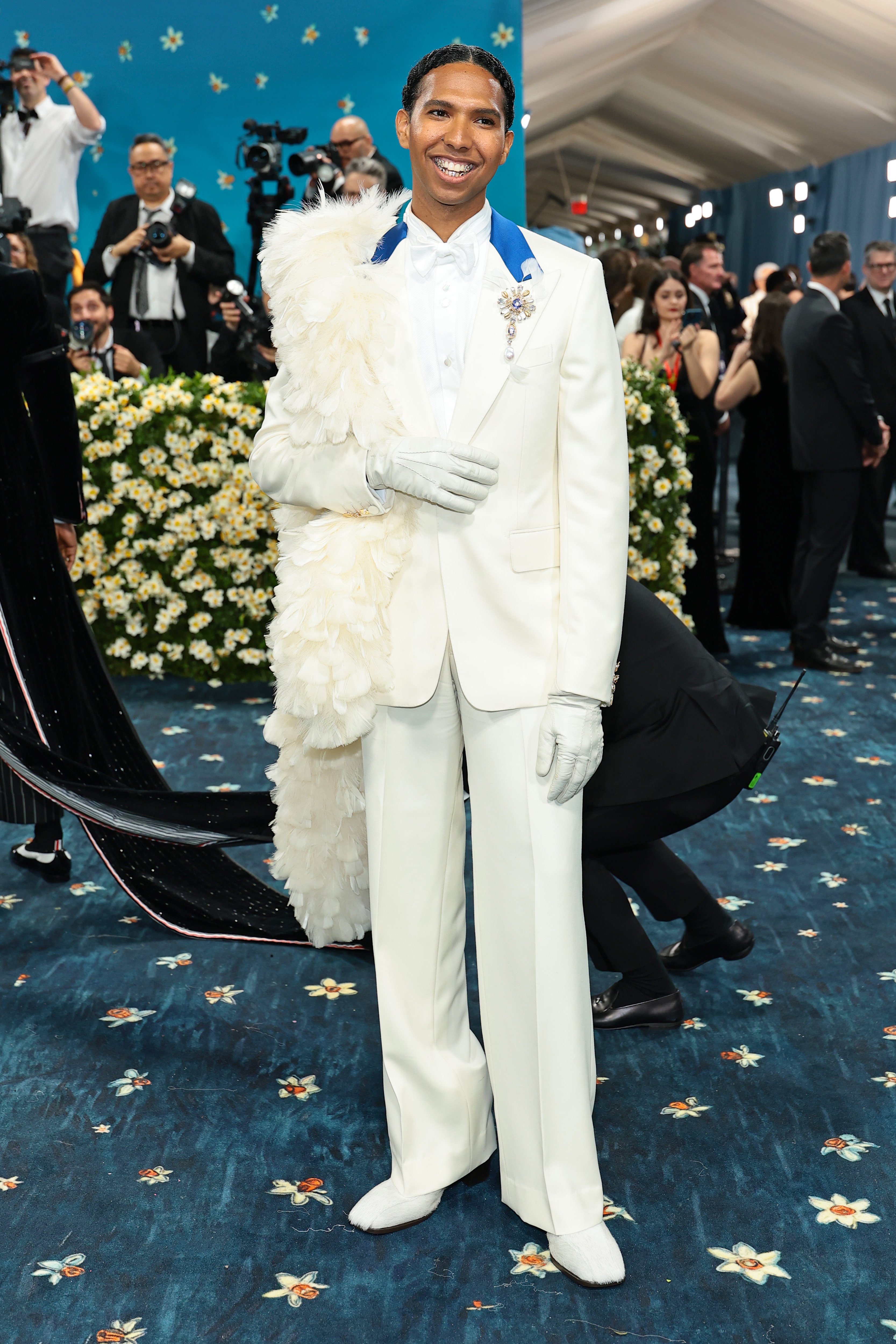 Tyler Mitchell attends the Met Gala at the Metropolitan Museum of Art on May 5, 2025, in New York City. | Source: Getty Images