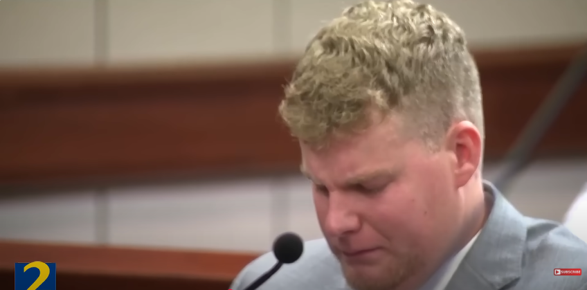 Joseph Tillman during his sentencing hearing from a video posted on August 8, 2025 | Source: YouTube/@wsbtv